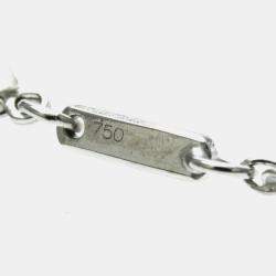 Pre Owned Chopard Happy Diamonds 18K White Gold Diamonds Pendant Necklace