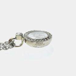 Pre Owned Chopard Happy Diamonds 18K White Gold Diamonds Pendant Necklace