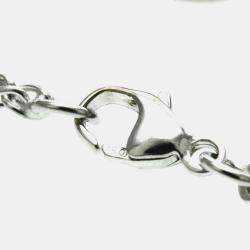 Pre Owned Chopard Happy Diamonds 18K White Gold Diamonds Pendant Necklace