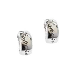 Chopard Chopardissimo 18k White Gold Clip-on Huggie Earrings