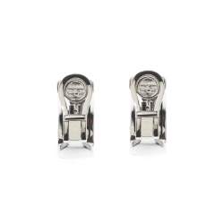 Chopard Chopardissimo 18k White Gold Clip-on Huggie Earrings