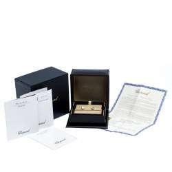 Chopard Happy Diamonds 18K White Gold Heart Stud Earrings