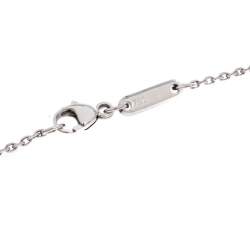 Pre Owned Chopard Happy Diamonds Happy Amore 18K White Gold Pendant Necklace