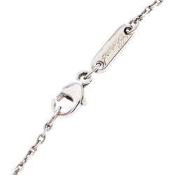 Pre Owned Chopard Happy Diamonds Happy Amore 18K White Gold Pendant Necklace