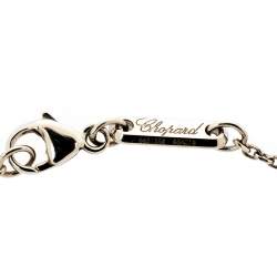 Chopard Happy Diamonds Icons 18K White Gold Chain Link Bracelet