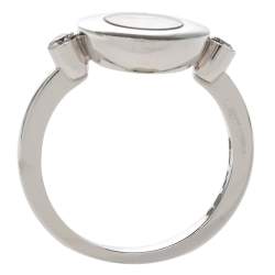 Chopard Happy Diamond 18K White Gold Ring EU 53