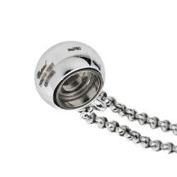 Chopard Happy Diamond Mini Circle 18K White Gold Pendant Necklace