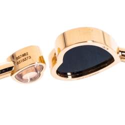 Chopard Happy Hearts Opal & Diamond 18K Rose Gold Open Bracelet S