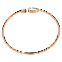 Chopard Happy Hearts Opal & Diamond 18K Rose Gold Open Bracelet S