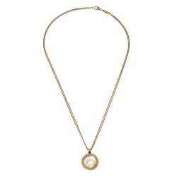 Chopard Happy Diamonds 18K Yellow Gold Pendant Necklace