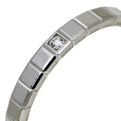 Chopard Ice Cube Pure Diamond 18K White Gold Ring Size 54
