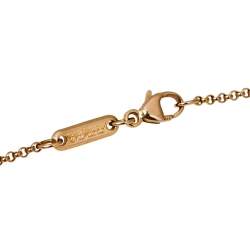 Chopard Miss Happy Diamond 18K Rose Gold Necklace