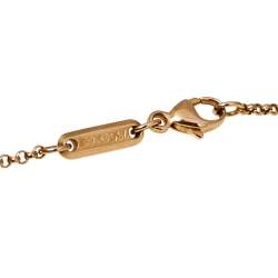 Chopard Miss Happy Diamond 18K Rose Gold Necklace