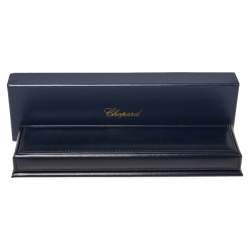 Pre Owned Chopard Happy Hearts Diamond Onyx 18K Rose Gold Bracelet