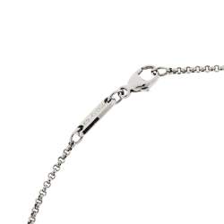 Pre Owned Chopard Chopardissimo 18K White Gold Pendant Necklace