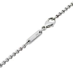 Pre Owned Chopard Happy Diamonds Teddy 18K White Gold  Pendant Necklace