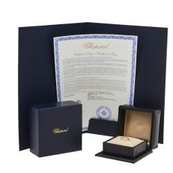 Chopard Ice Cube Pure Diamond 18K Rose Gold Ring 57