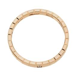 Chopard Ice Cube Pure Diamond 18K Rose Gold Ring 57