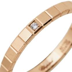 Chopard Ice Cube Pure Diamond 18K Rose Gold Ring 57