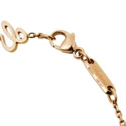 Pre Owned Chopard Imperiale Cocktail Amethyst 18K Rose Gold Station Bracelet