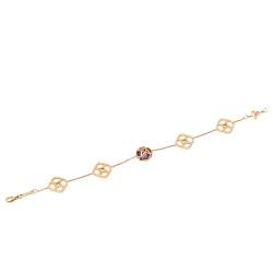Pre Owned Chopard Imperiale Cocktail Amethyst 18K Rose Gold Station Bracelet