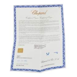 Pre Owned Chopard Happy Diamond Heart 18K Rose Gold Pendant Necklace