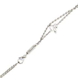 Pre Owned Chopard Happy Sun Moon & Stars Diamond 18K White Gold Long Pendant Necklace