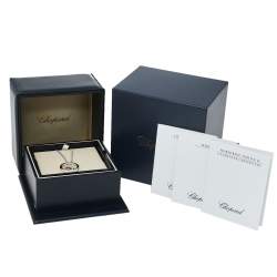 Pre Owned Chopard Happy Sun Moon & Stars Diamond 18K White Gold Long Pendant Necklace