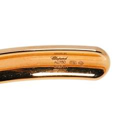 Chopard Chopardissimo 18K Rose Gold Open Cuff Bangle Bracelet 