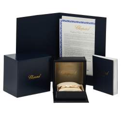 Chopard Chopardissimo 18K Rose Gold Open Cuff Bangle Bracelet 