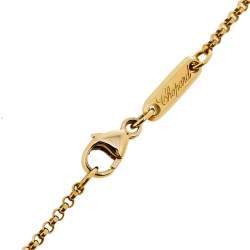 Pre Owned Chopard Happy Diamonds Icons 18K Yellow Gold Pendant Necklace