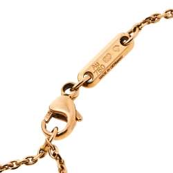 Pre Owned Chopard Happy Diamonds Icons 18K Rose Gold Diamond Bracelet
