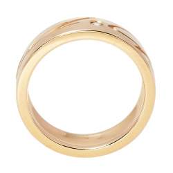 Chopard Chopardissimo 18K Rose Gold Band Ring Size EU 57