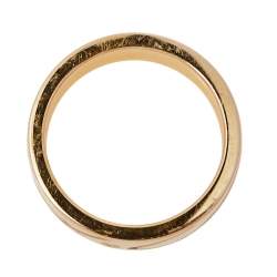Chopard Chopardissimo 18K Rose Gold Band Ring Size EU 57