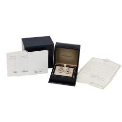 Pre Owned Chopard Happy Diamonds 18K White Gold Earclips Earrings