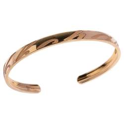 Chopard Chopardissimo 18K Rose Gold Open Cuff Bangle Bracelet 