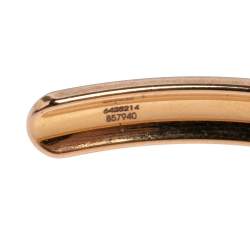 Chopard Chopardissimo 18K Rose Gold Open Cuff Bangle Bracelet 