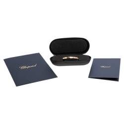 Chopard Chopardissimo 18K Rose Gold Open Cuff Bangle Bracelet 