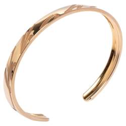 Chopard Chopardissimo 18K Rose Gold Open Cuff Bangle Bracelet 