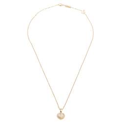 Chopard Happy Diamonds Icons 18k Yellow Gold Heart Pendant Necklace