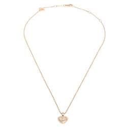 Chopard Happy Diamonds Icons 18k Yellow Gold Heart Pendant Necklace