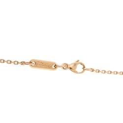 Pre Owned Chopard Happy Bubble Diamond 18K Rose Gold Pendant Necklace