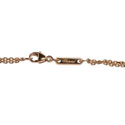 Chopard Happy Spirit Diamond 18K Two Tone Gold Pendant Necklace