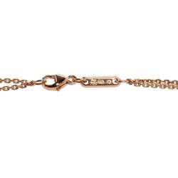 Chopard Happy Spirit Diamond 18K Two Tone Gold Pendant Necklace