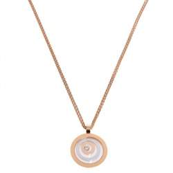 Chopard Happy Spirit Diamond 18K Two Tone Gold Pendant Necklace