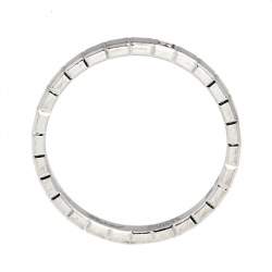 Chopard Ice Cube Pure Diamond 18K White Gold Band Ring 53
