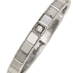 Chopard Ice Cube Pure Diamond 18K White Gold Band Ring 53