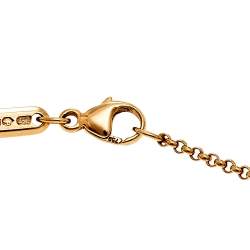 Pre Owned Chopard Happy Diamonds Icon 18K Rose Gold Pendant Necklace