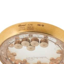 Pre Owned Chopard Happy Diamonds 18K Rose Gold Diamond Pendant Necklace