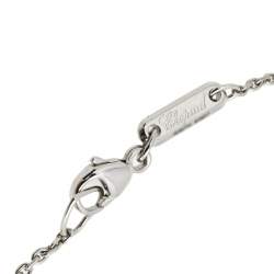 Pre Owned Chopard Happy Icon Diamonds 18K White Gold Pendant Necklace